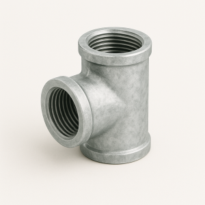 Тройник оцинкованный приварной ДУ 133 в наличии в Калининграде