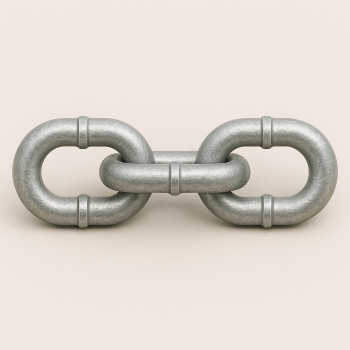 Цепь круглозвенная с буртиком Б2-4,5х20 в наличии в Калининграде