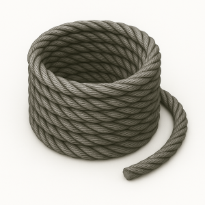 Канат тройной свивки ЛК-Р 28 мм ГОСТ 3089-80 в наличии в Калининграде
