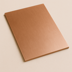 Бронзовый лист 0,28 мм БрБ2 в наличии в Калининграде