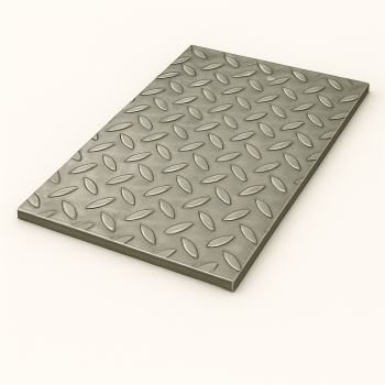 Лист стальной рифленый 2,5х1250х2500 мм ромб Ст3пс в наличии в Калининграде