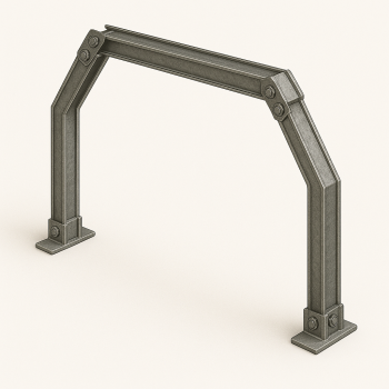 Трапециевидная податливая крепь 3 стойки КМП-Т3 СВП-17 в наличии в Калининграде