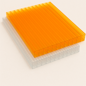 Сотовый поликарбонат 8х2100х12000 мм прозрачный в наличии в Калининграде