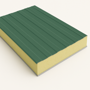 Стеновая сэндвич-панель с минеральной ватой 60 мм RAL 9003 в наличии в Калининграде