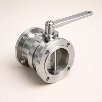 Заслонка 3-х ходовая 3-х фланцевая AISI 304 DN 80 ВР/ВР/ВР в наличии в Калининграде